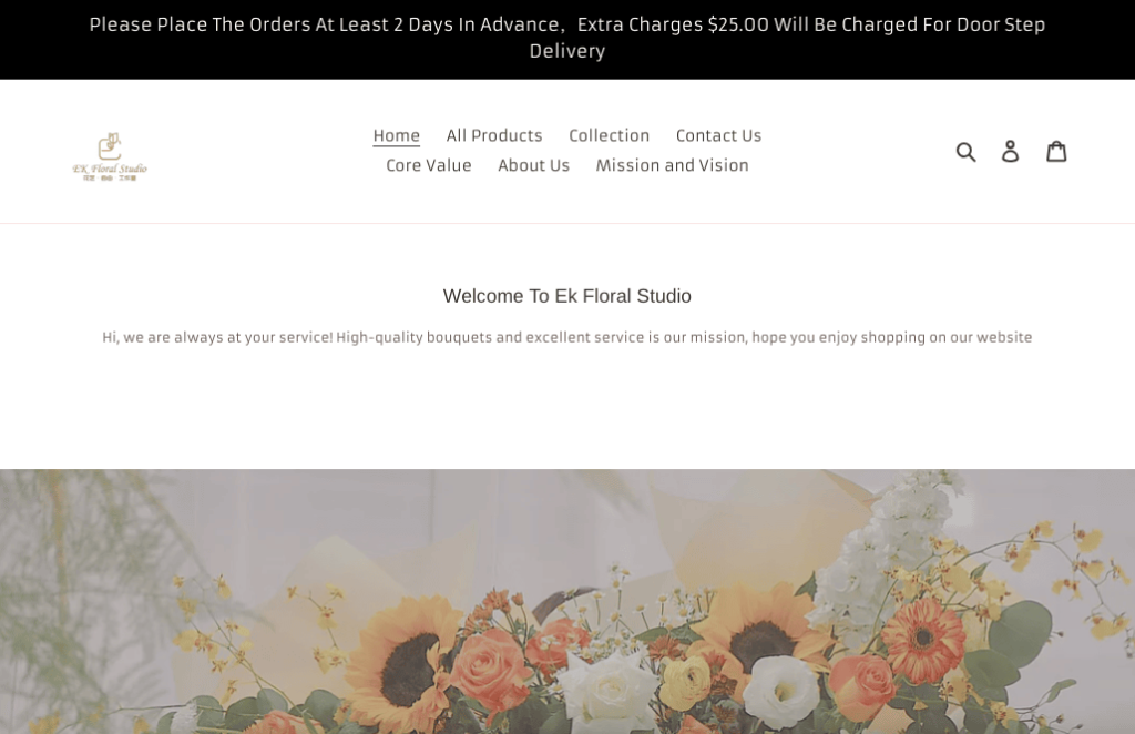 EK Floral Studio Flower Shop Woodlands