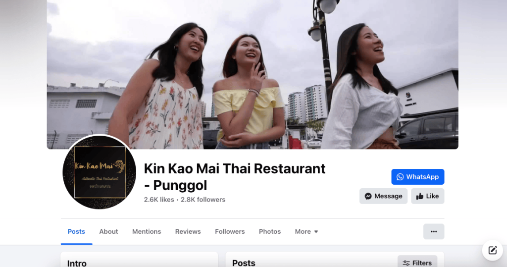 Kin Kao Mai Thai Restaurant Thai Food Punggol