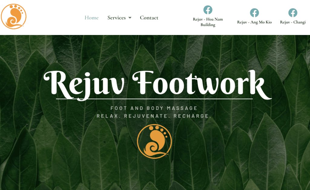 Rejuv Footwork Kallang Massage Spa