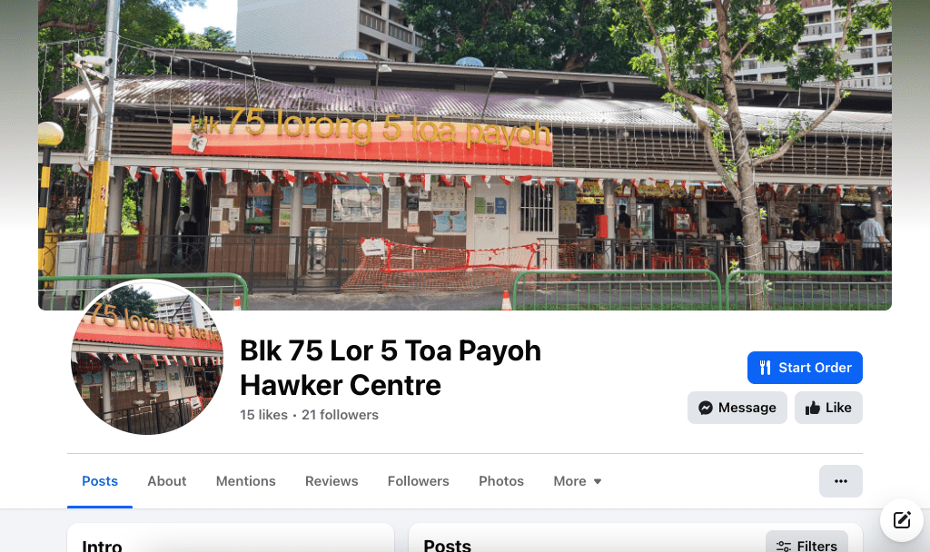 Blk 75 Lorong 5 Toa Payoh Food Centre Chicken Rice Toa Payoh