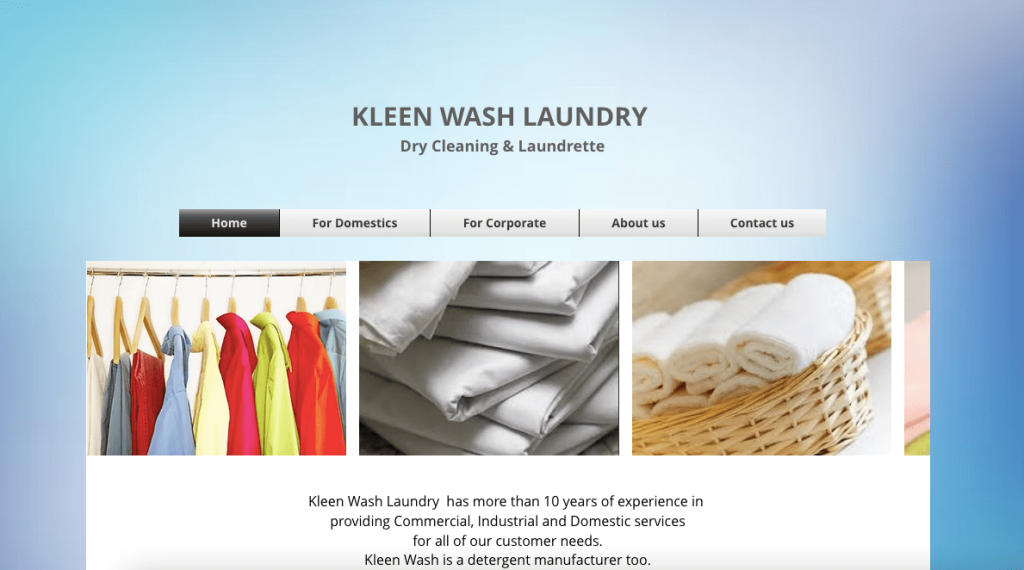 Kleen Wash Dry Cleaning & Laundrette Woodlands Laundromat