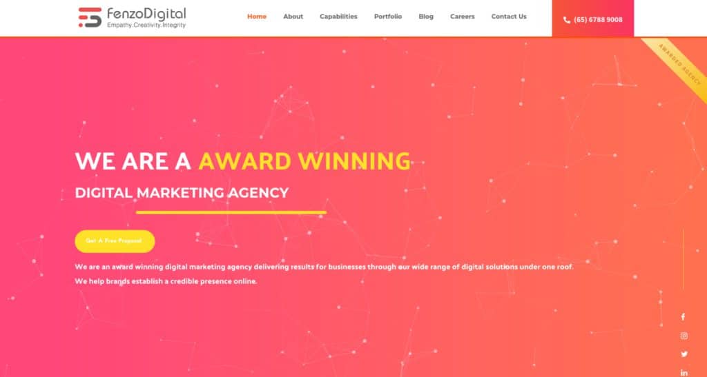 Fenzo Digital SEO Company Singapore