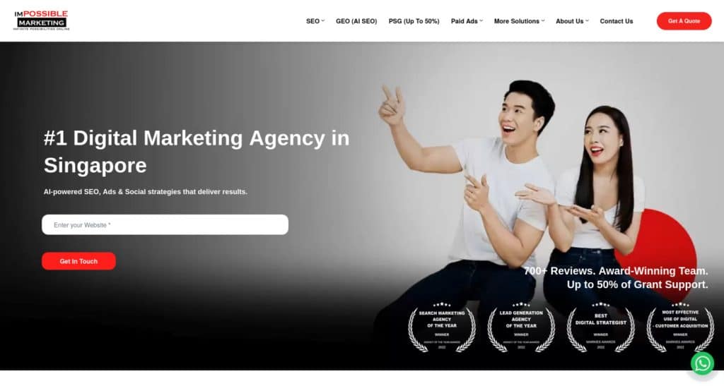 Impossible Marketing Best SEO Agency Singapore