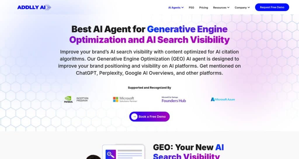 Addly AI Singapore GEO Agency