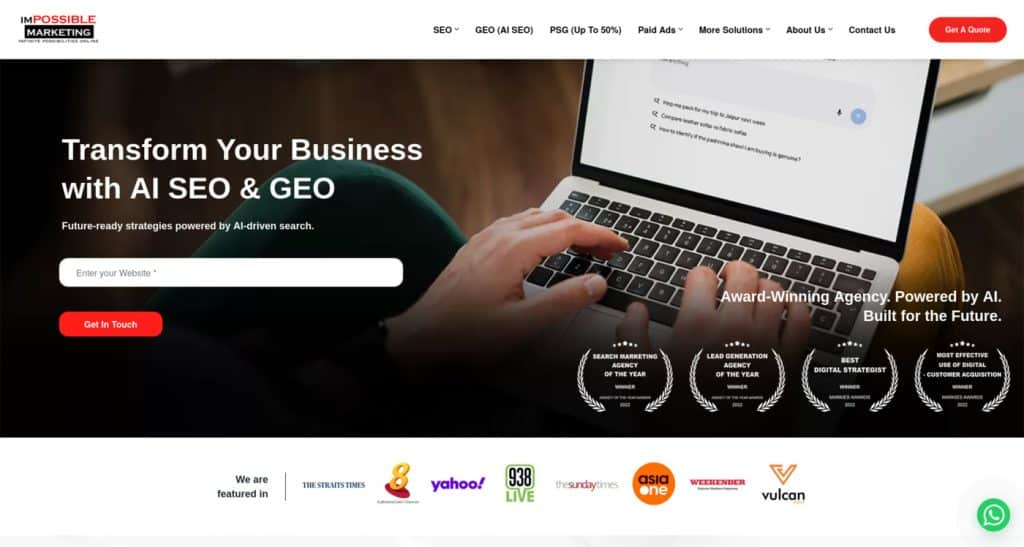 Impossible Marketing Best Geo Agency Singapore