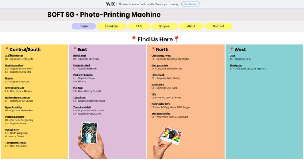 BOFT Best Printing Shop In Bugis