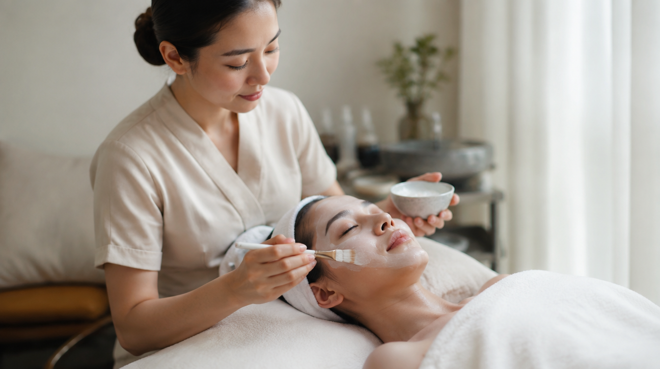 Facial treatment at Neau Beauty Bar in Joo Chiat
